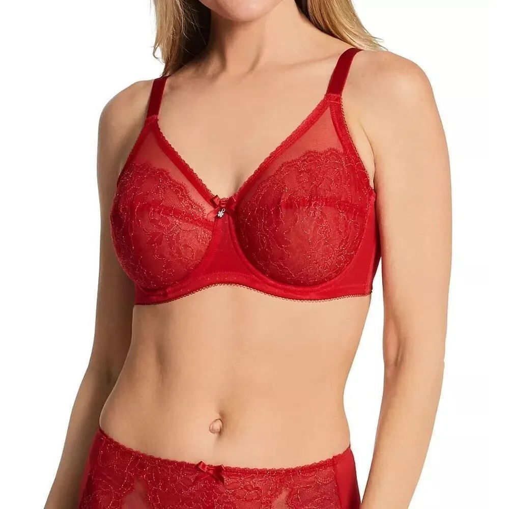 WACOAL Retro Chic Full Figure Unlined Lace Underwire Bra 40D